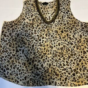 Ashley Stewart Animal Print Tank Top
